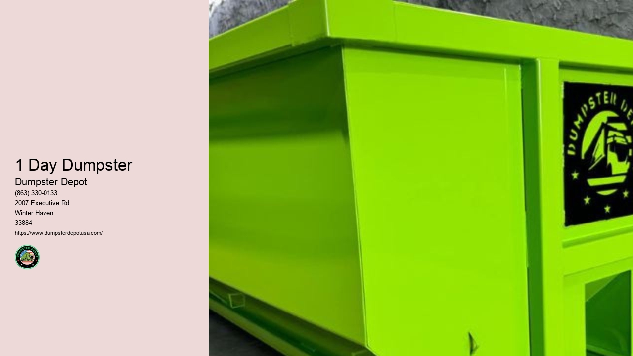 Small Dumpster Rental Winter Haven FL