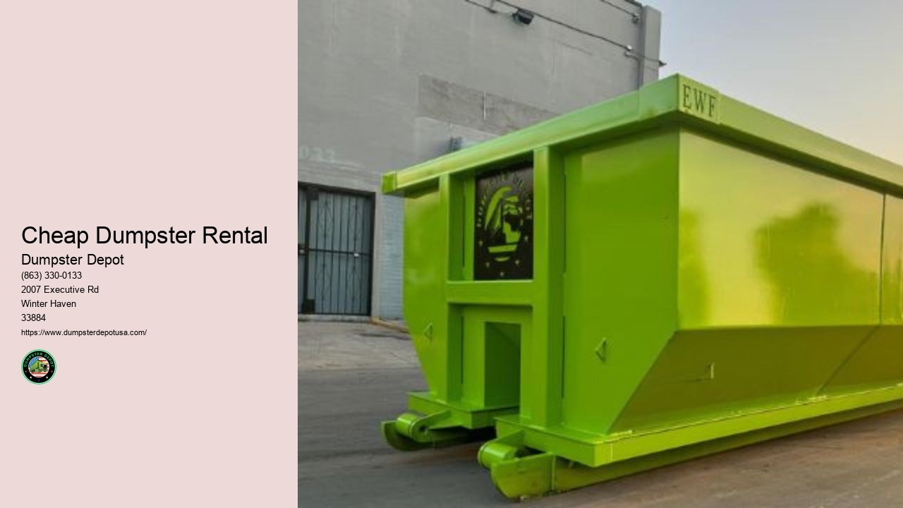 Dumpster Rental Prices