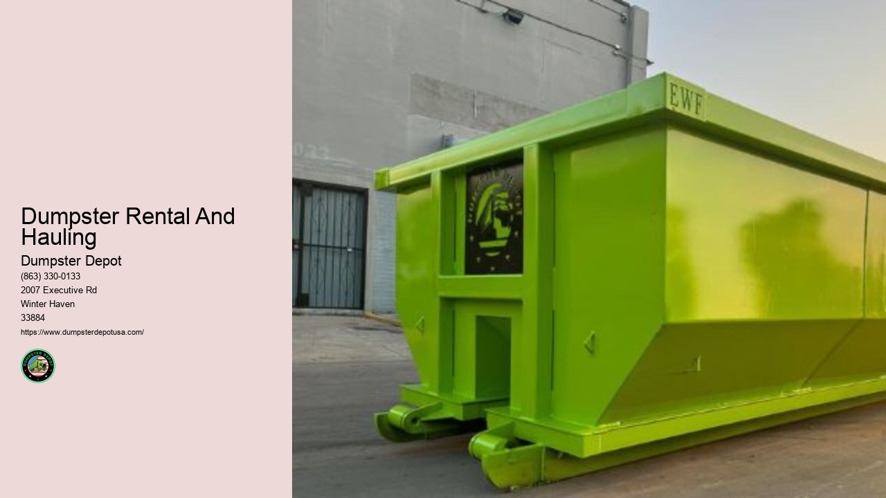 Roll-Off Dumpster Rental