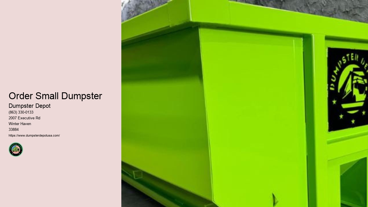 Winter Haven Dumpster Rental